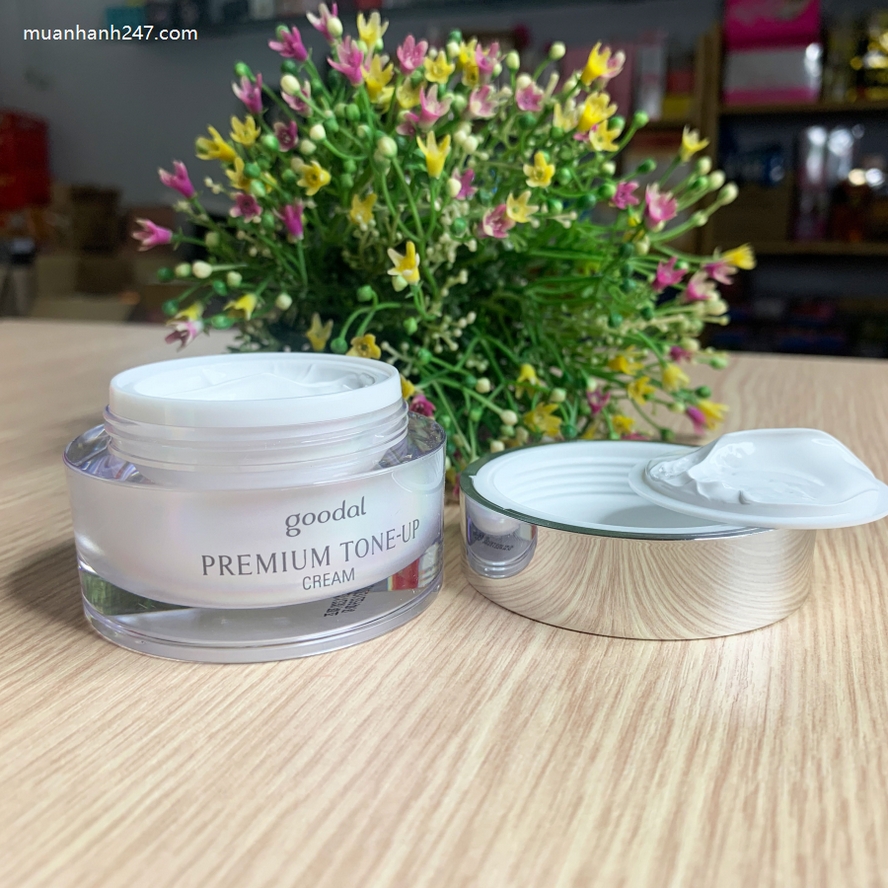 Kem Ốc Sên Dưỡng Trắng Goodal Premium Snail Tone Up Cream(Mẫu Mới 2020)