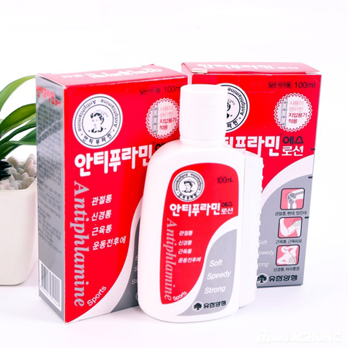 Dầu nóng xoa bóp Antiphlamine Hàn Quốc(100ml)