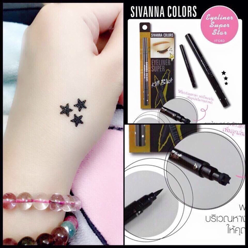 Bút kẻ mắt hình xăm ngôi sao Kill Black