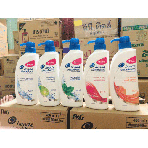 Dầu Gội Head and Shoulder 480ml Thai lan