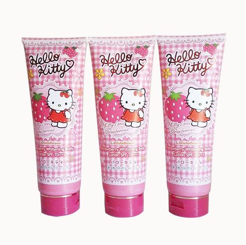 Kem Dưỡng Trắng Body Hello Kitty Strawberry