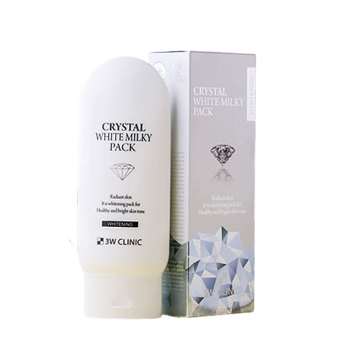 Kem Dưỡng Trắng Da 3W Clinic Crystal Whitening Milky Pack 200g