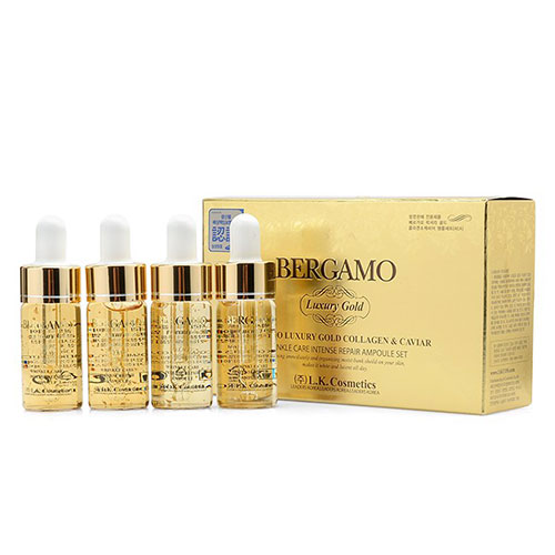 Serum Bergamo Luxury Gold Collagen And Caviar Hàn Quốc