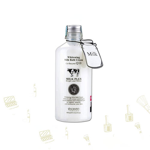Sữa Tắm Beauty Buffet Scentio Milk Plus Whitening Q10 Bath Cream