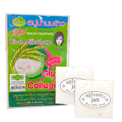 Xà Phòng Kích Trắng Cám Gạo Rice Milk Soap Thái Lan