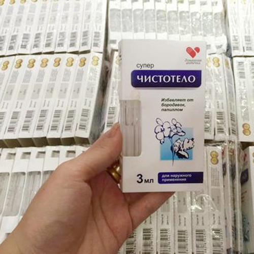 Gel Tẩy Nốt Ruồi , Mụn Cóc, Mụn Thịt, Dvelinil Nga