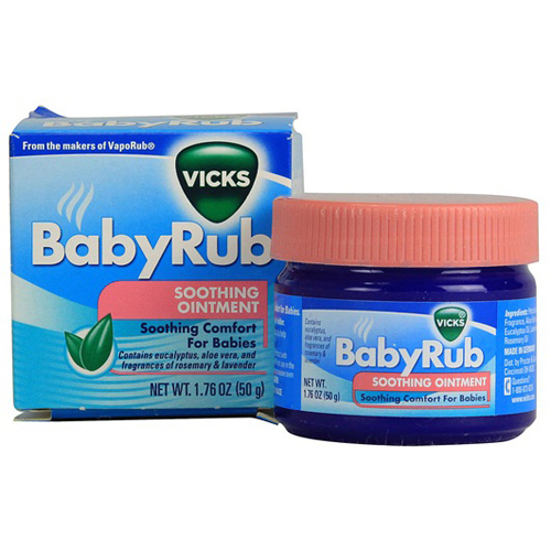 Dầu thoa giảm ho, sổ mũi, ngạt mũi cho trẻ Vick Baby Balsam
