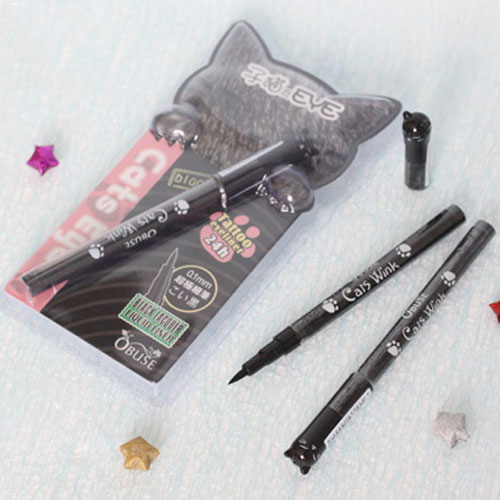 Kẻ Mắt Bút Lông Mèo Đen Obuse Thái Lan