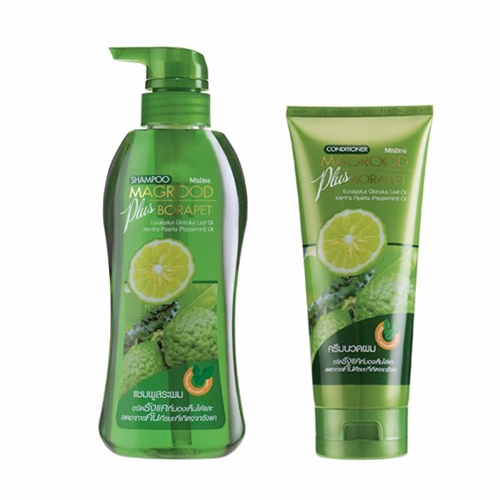 Bộ gội xả trị gàu, ngăn tóc rụng Mistine Magrood Plus Borapet Thái Lan
