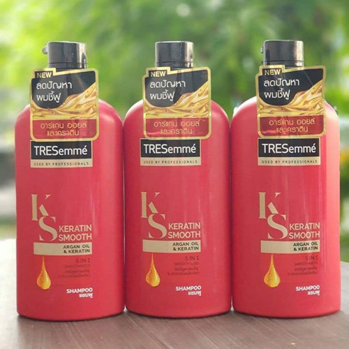 Dầu gội Tresemme Keratin Smooth 5in1 mẫu mới Thái Lan 450ml