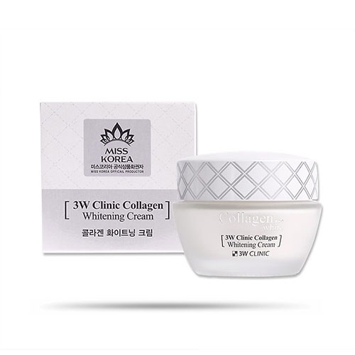 Kem Dưỡng Trắng Da 3W Clinic Collagen Whitening Cream