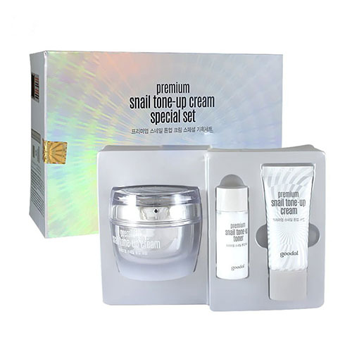 Set Kem Dưỡng Ốc Sên Goodal Premium Snail Tone Up Cream