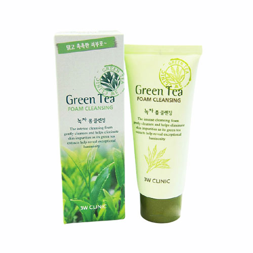 Green Tea 3W Clinic Hàn Quốc Sữa Rửa Mặt Cách Sử Dụng Hiệu Quả