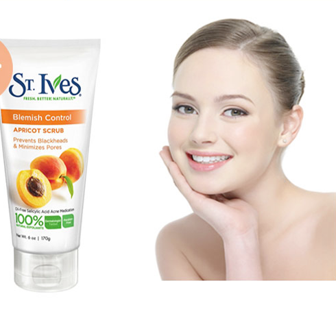 Sữa rửa mặt tẩy tế bào chết St.Ives Apricot Scrub
