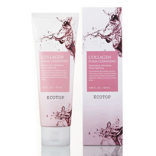 Topten Collagen Cleansing Foam Sữa Rửa Mặt Hàn Quốc Cách Sử Dụng