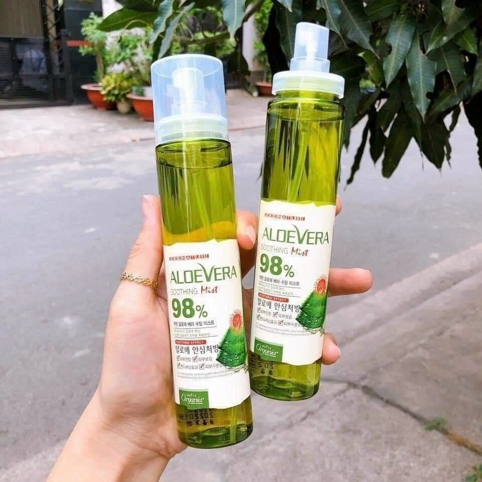 Aloe Vera Soothing Mist Xịt Khoáng Hàn Quốc