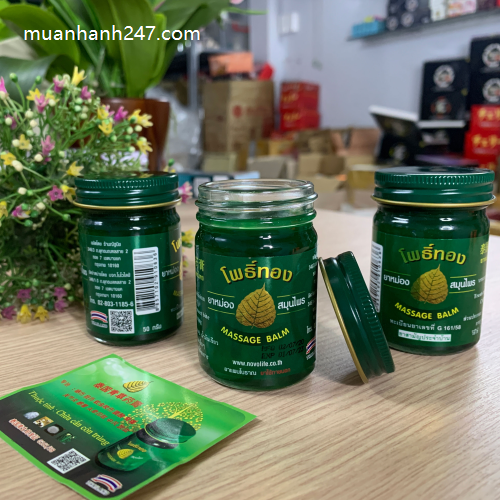 Dầu Cù là Massage Balm Lá Bồ Đề Thái Lan 50g