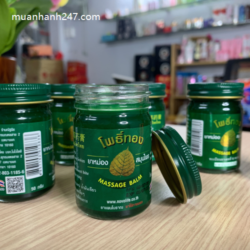 Dầu Cù là Massage Balm Lá Bồ Đề Thái Lan 50g
