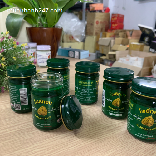 Dầu Cù là Massage Balm Lá Bồ Đề Thái Lan 50g