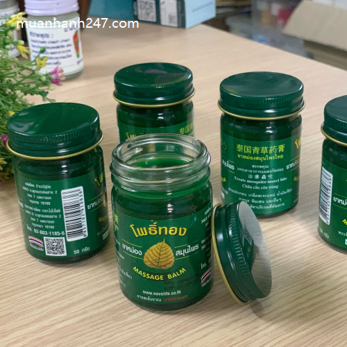 Dầu Cù là Massage Balm Lá Bồ Đề Thái Lan 50g