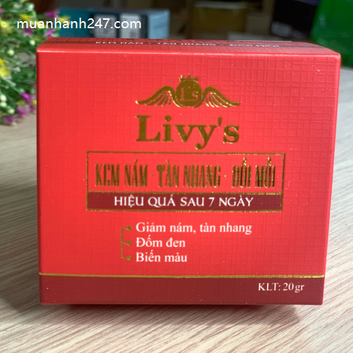 Kem Livy Trị Nám Tàn Nhang Đồi Môi