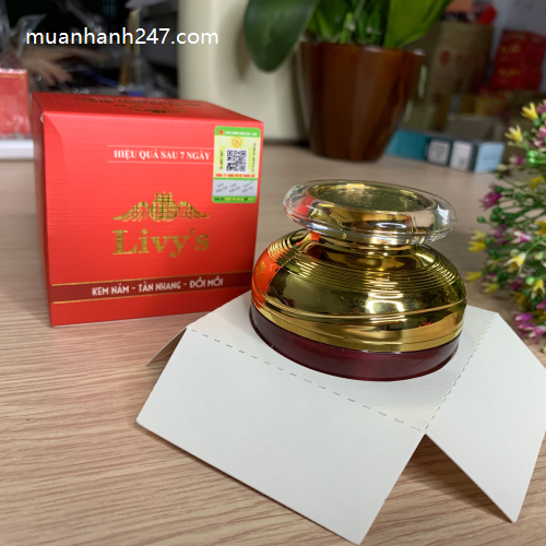 Kem Livy Trị Nám Tàn Nhang Đồi Môi
