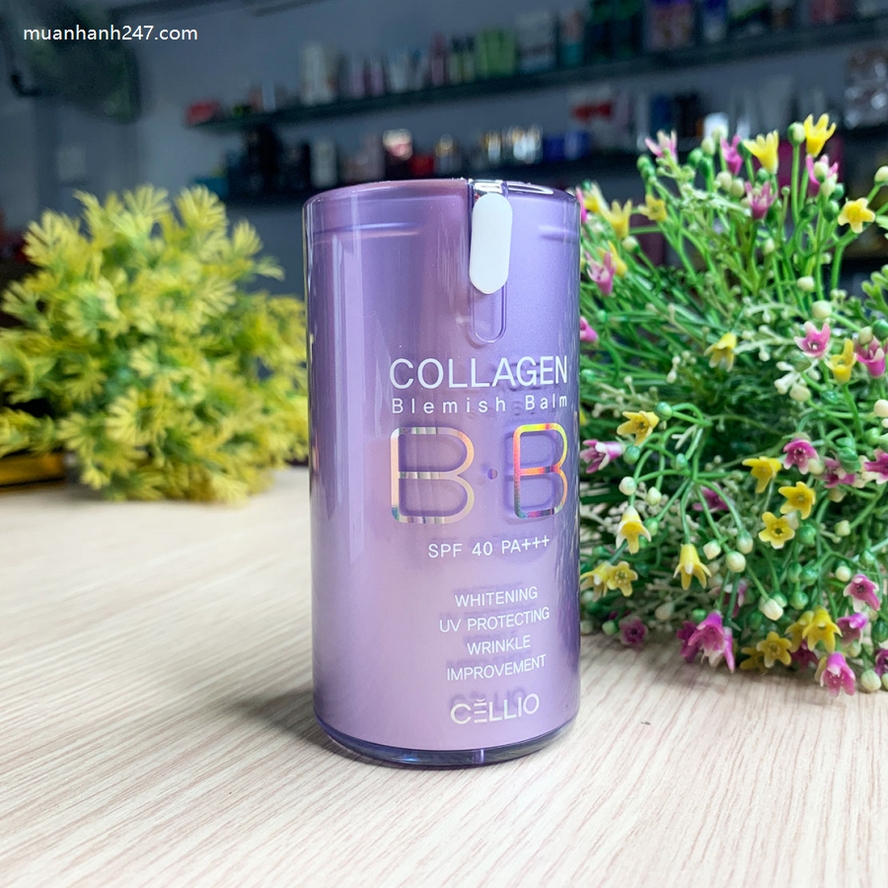 Kem nền Cellio Collagen Blemish Balm B.B SPF 40 PA+++