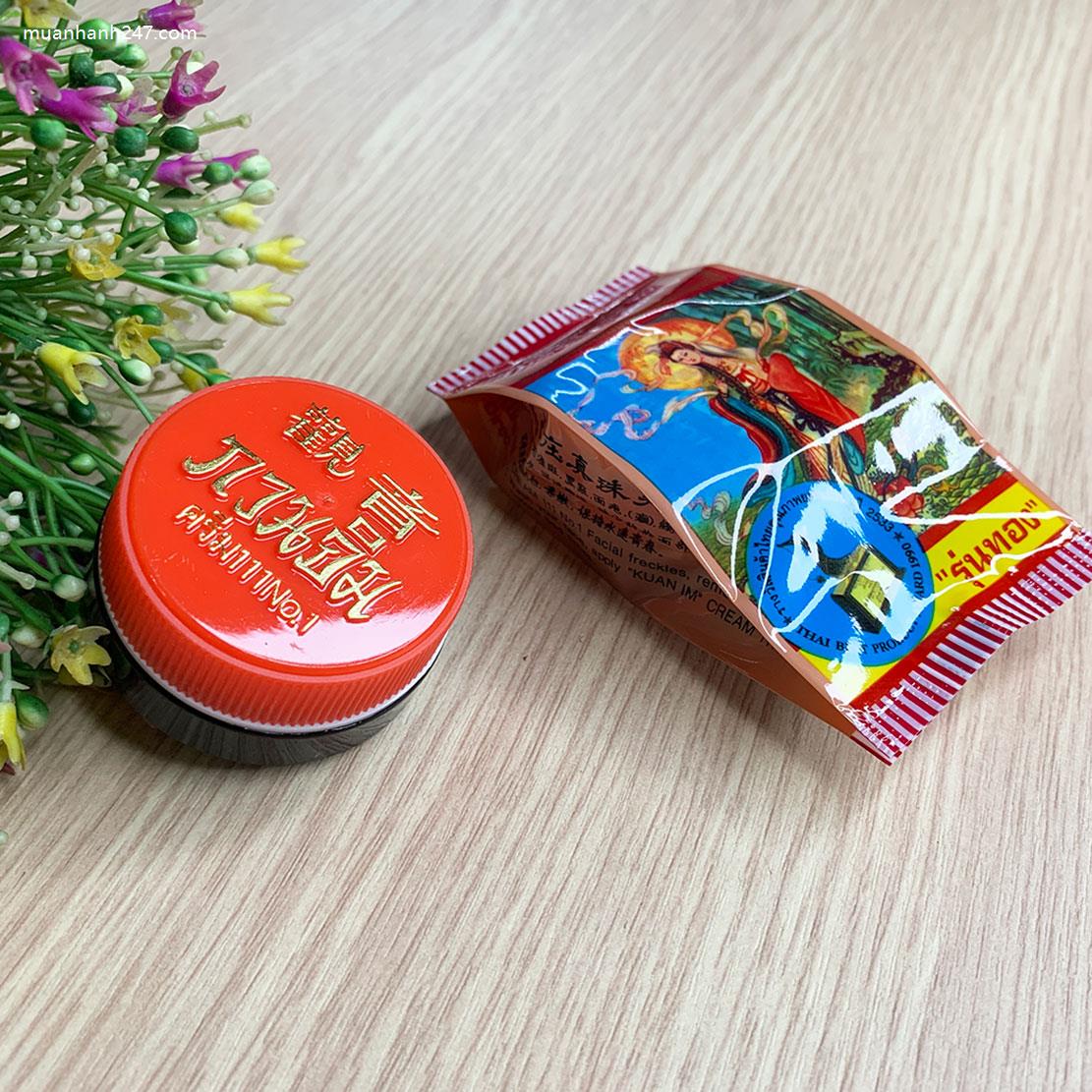 Kem Ngọc Trai Trị Mụn Và Dưỡng Trắng Da Quan Âm Kuan Im Thái Lan