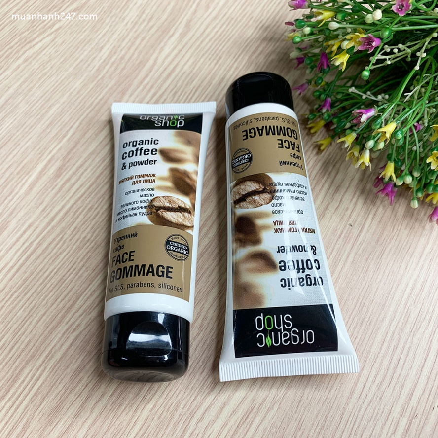 Kem Tẩy Da Chết Ở Mặt Organic Shop