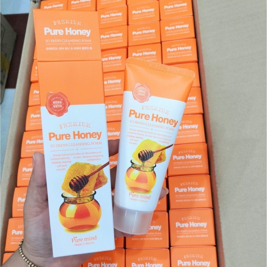 Sữa Rữa Mặt Mật Ong Pure Mind Hàn Quốc