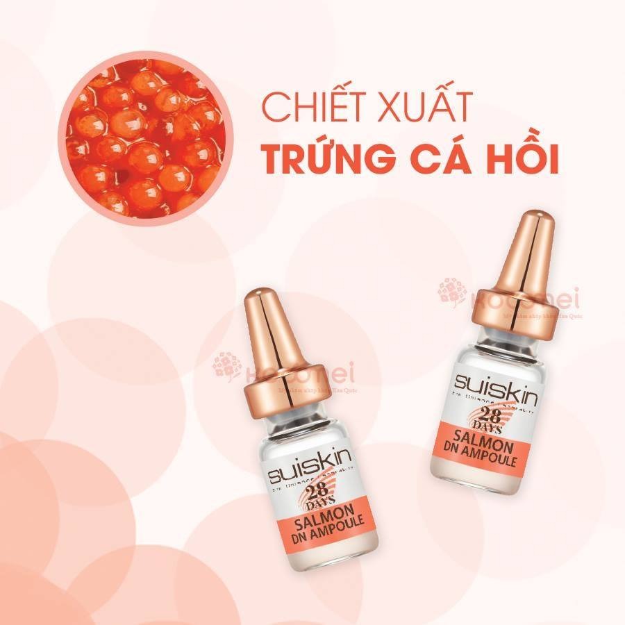 Suiskin Salmon DN Ampoule Cách Sử Dụng Đạt Hiệu Quả Tốt Nhất