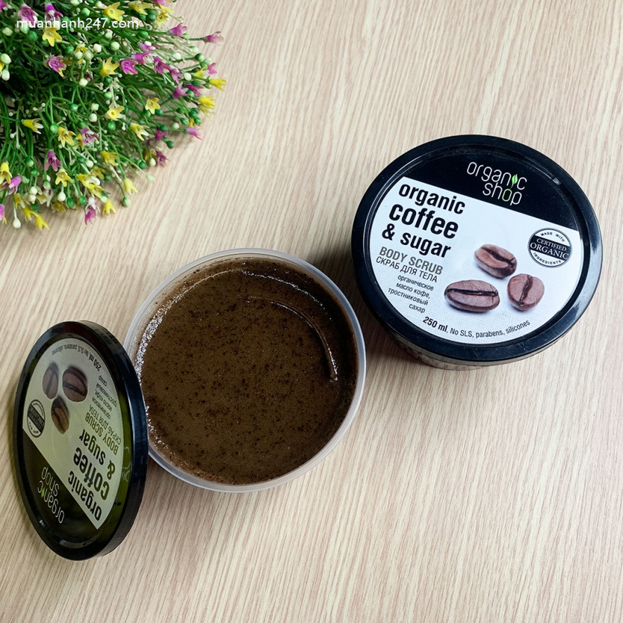 Tẩy Da Chết Toàn Thân Body Scrub Organic Coffee And Sugar Nga