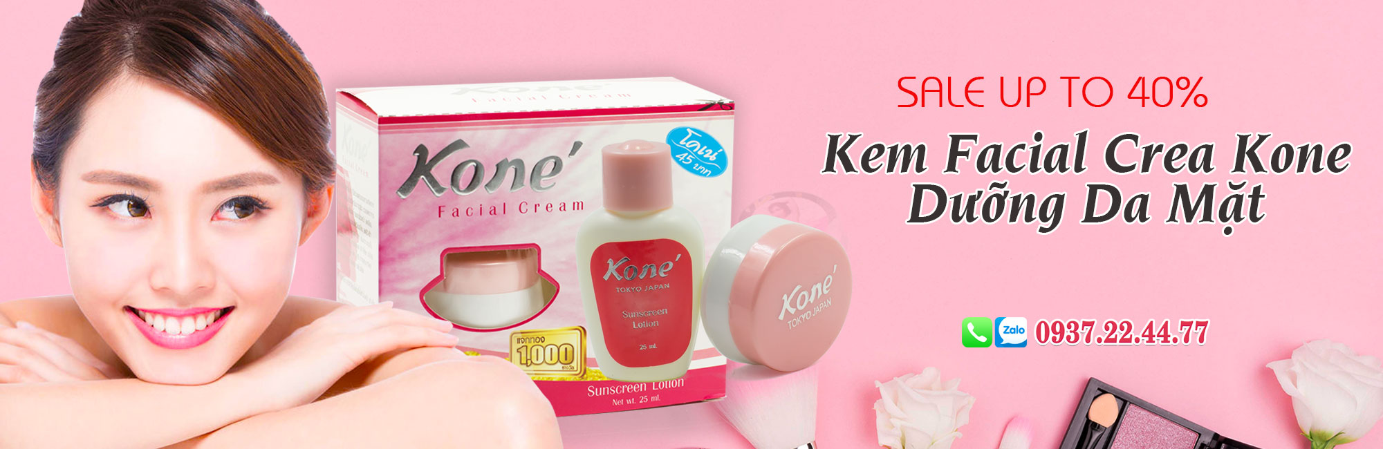 Kem Facial Crea Kone Thái Lan Dưỡng Da Mặt Thái Lan