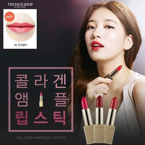 Son Môi Collagen Ampoule Lipstick của the Face Shop
