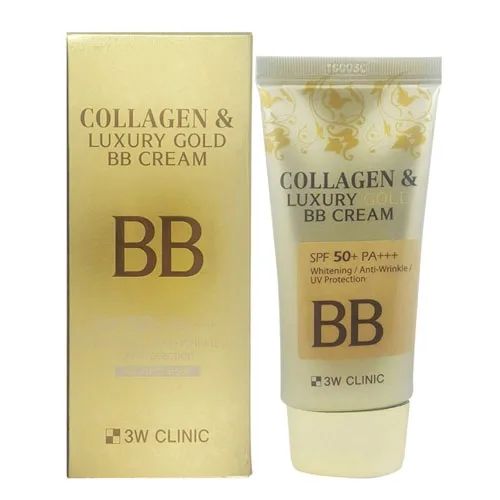 Kem Nền Che Khuyết Điểm Collagen & Luxury Gold Bb Cream 3w Clinic Hàn Quốc