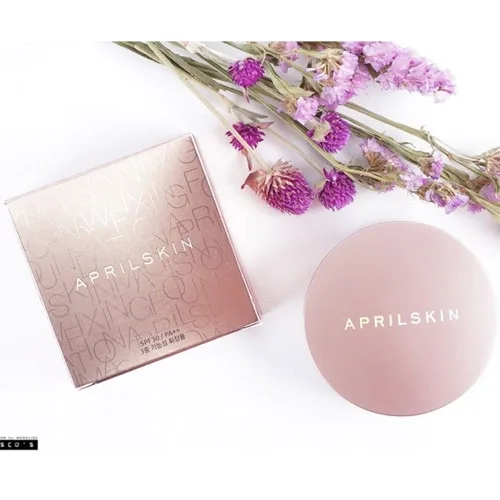 Phấn Nước April Skin Magic Snow Cushion(pink)hàn Quốc