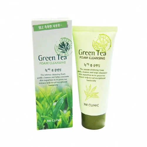Green Tea 3w Clinic Hàn Quốc Sữa Rửa Mặt Cách Sử Dụng Hiệu Quả