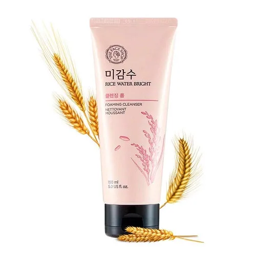 Rice Water Bright Cleansing Foam the Face Shop Sữa Rửa Mặt Gạo
