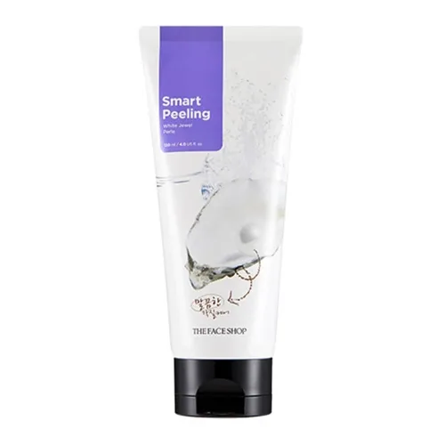 Tẩy Da Chết Ngọc Trai Smart Peeling White Jewel Perle the Face Shop 120ml Hàn Quốc