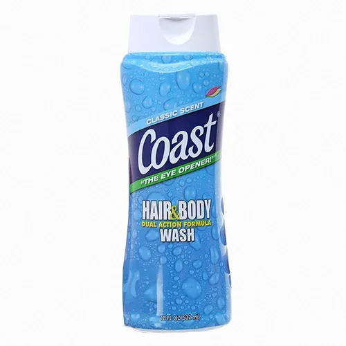 Sữa Tắm Gội cho Nam Coast Hair And Body Wash Classic Scent 532ml