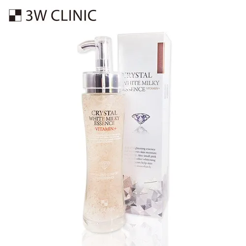 Tinh Chất Trắng Da Crystal White Milky Essence Vitamin 3w Clinic Hàn Quốc