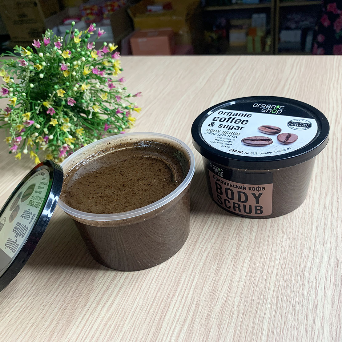Tẩy Da Chết Toàn Thân Body Scrub Organic Coffee And Sugar Nga