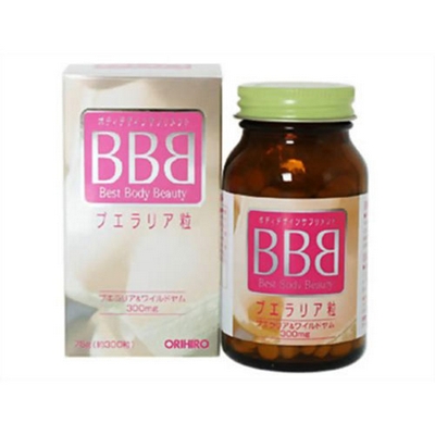 Viên Uống Nở Ngực Best Body Beauty BBB Orihiro 300 Viên