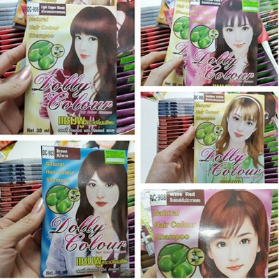 Thuốc Gội Nhuộm dolly colour Thái lan