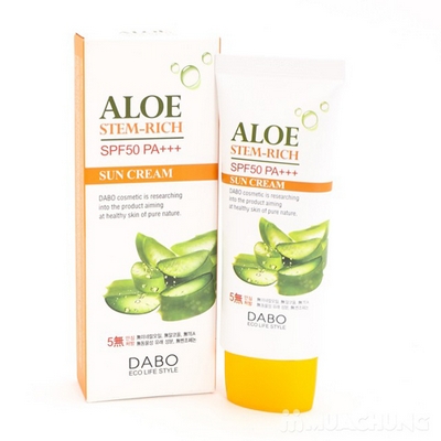 Kem Chống Nắng Lô Hội Dabo Aloe Stem – Rich Sun Cream SPF50 PA