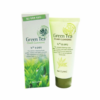 Sữa Rửa Mặt Green Tea 3W Clinic Hàn Quốc