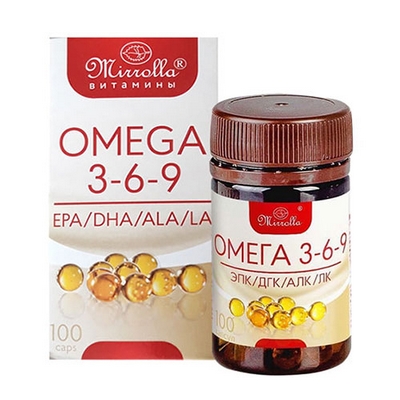 Viên Uống Omega 3-6-9 Mirrolla Nga