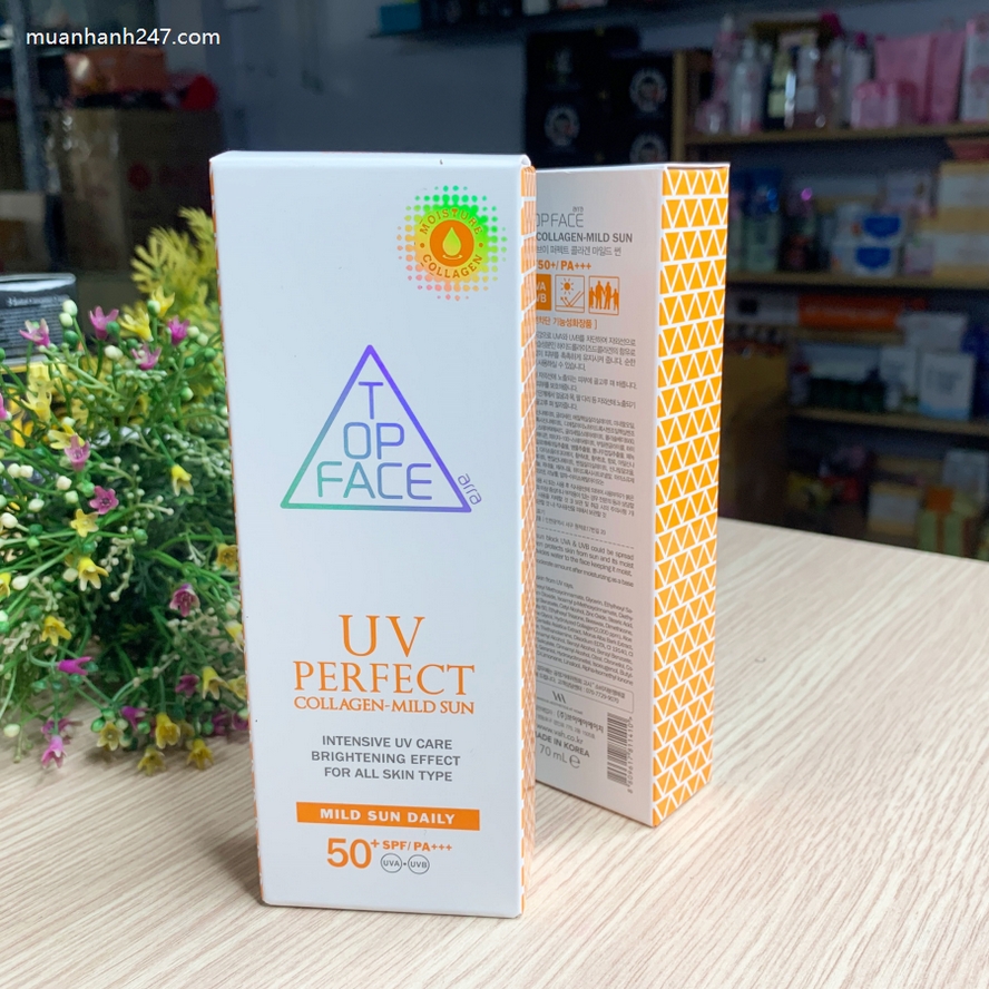 Kem Chống Nắng Top Face UV Perfect SPF50 Plus PA Hàn Quốc Kem Chống nắng-6
