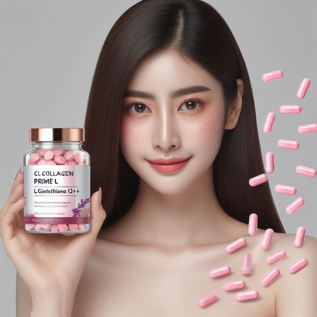 Viên Uống Trị Mụn Trắng Da CL Collagen Prime Thái Lan