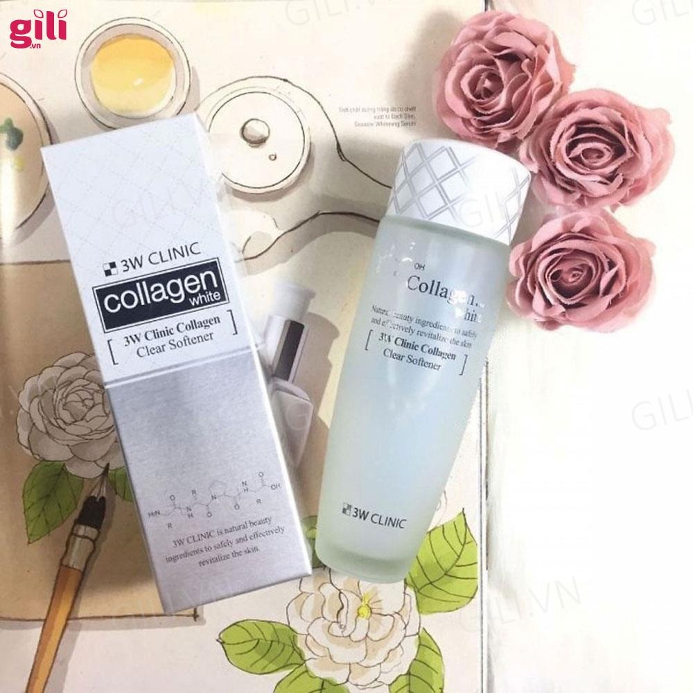 3W Clinic Collagen White Nước Hoa Hồng Sạch Da